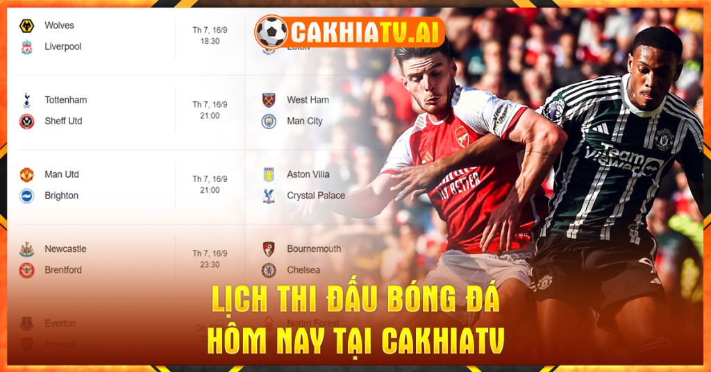 Lịch thi đấu bóng đá