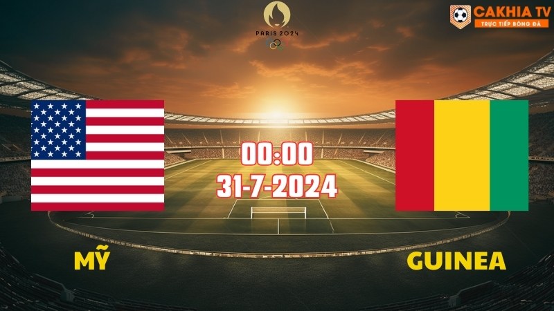 Mỹ vs Guinea