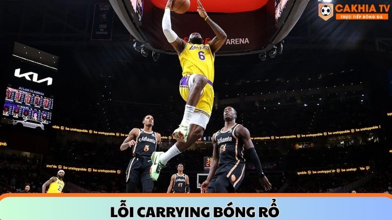 Lỗi carrying bóng rổ
